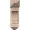 Ekena Millwork Merced Arts and Crafts Smooth Bracket w/ Offset Brace, Douglas Fir, 7 1/2"W x 22"D x 26"H BKT0806X22X26MRC03SDF - alternate 2